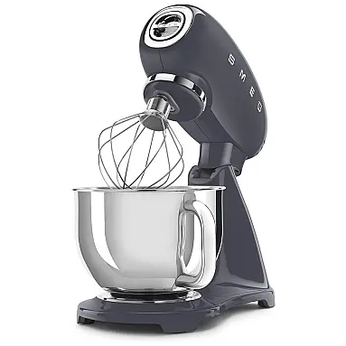 Batedeira Planetária Retrô Smeg Cinza