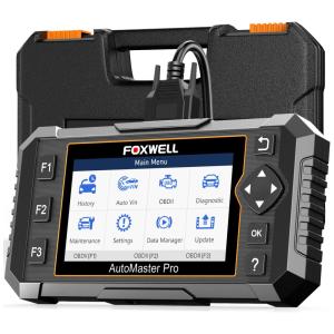 Scanner Automotivo NT624 OBDI OBDII EOBD OBD2 10 Modelos de Teste 61 Marcas de Carro, FOXWELL, Prateado