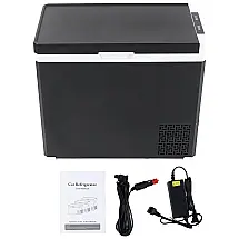 Cooler Elétrico Automotivo Portátil 50 Litros com 2 Modos de Resfriamento, WUXSEJZ, Preto