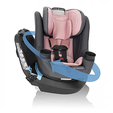 Cadeirinha Evenflo REO Revolve360 Rosa