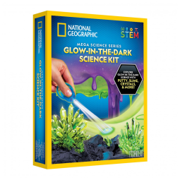 Kit de Cultivo de Cristal e Massa Brilhante para Crianças, National Geographic