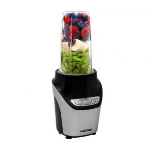 Liquidifidor Portátil 1L com Garrafa Esportiva, 1500W, 110v, KALORIK NBL 43216 BK CA FBM, Prateado