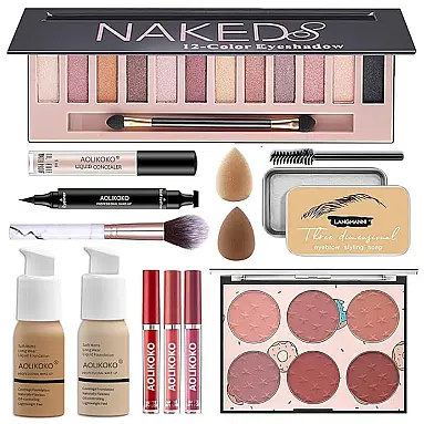 AOLIKOKO Kit Completo de Maquiagem