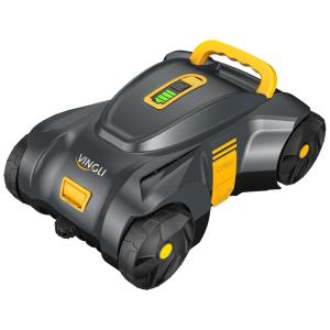 Robô Aspirador de Piscina sem Fio com Encaixe Automático e Carregamento por 2H para Piscinas Acima do Solo e Subterrâneas de 12 Metros