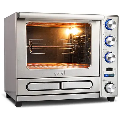 Forno Multifuncional Aço Inoxidável 1500W,