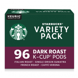 Keuring Kcup Variedade Torra Escura 96u, STARBUCKS, Marrom