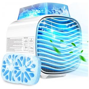 Climatizador Portátil com Bandejas de Gelo e Recarregável por USB, Sucyne SU088, Branco