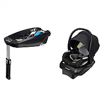 Cadeirinha Maxi-Cosi Mico Luxe Preta com Base para Recém-nascido a 13,6 kg