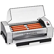 Máquina de Hot Dog, 6 Salsichas, Aço Inox, 230W, 110v, LA TREVITT, Prateado