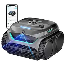 Aspirador de Piscina Robótico 2025 New WYBOT C2 Vision com Câmera de IA, Filtragem Ultrafina, 8 Modos Abrangentes, Escalada de Paredes