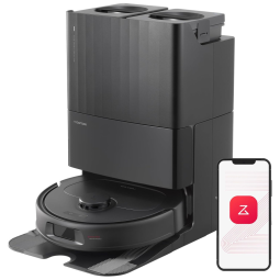 Robô Aspirador e Esfregão Roborock Qrevo S - 7000Pa, AutoSecagem, Lavagem Automática, AutoEsvaziamento e Reabastecimento, Levantamento -