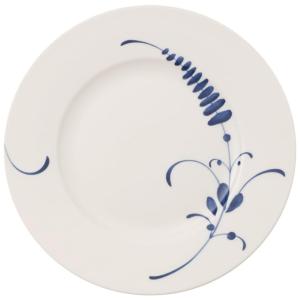Prato para Salada de 22 cm, Elegância e Praticidade em Sua Mesa com Formato Redondo e Material de Porcelana, Villeroy Boch, Branco e Azul