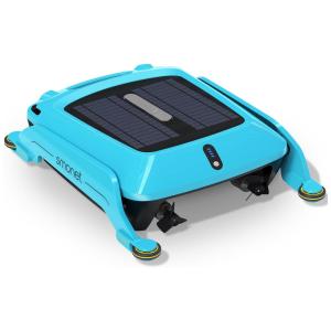 Robô Aspirador de Piscina Sem Fio Com 2 Modos de Velocidade e Movido a Energia Solar, 110V, SMONET SR5BLUE