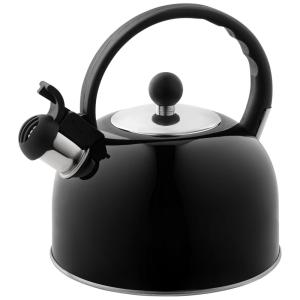 Chaleira de chá com assobio, preto