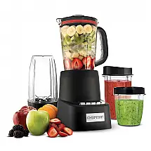 Liquidificador de Bancada 1L com 3 Velocidades e 3 Programas, 700W, 110v, CHEFMAN RJ35 V3, Preto