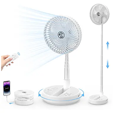 Ventilador Portátil Dobrável para Viagens