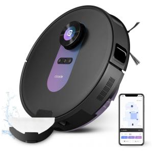 Aspirador de Pó Robô com Mapeamento Multinível e Sucção Forte 4000PA, 110V, OBODE A8, Preto