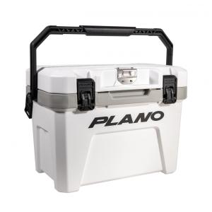 Cooler Caixa Térmica Portátil 21 Litros com Porta Copos, PLANO PLAC2100, Branco