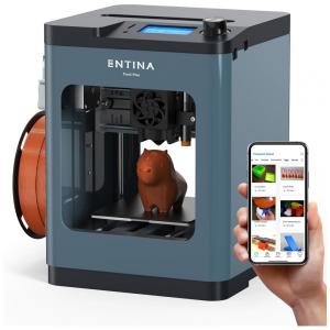 Impressora 3D TINA2 Plus V2, Velocidade de 250 mm/s, Nível Automático, Mini Impressora 3D com Plataforma de Aço para Iniciantes