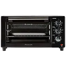 Forno Elétrico PowerXL 4.5 L de Bancada 8 em 1 com Controle de Temperatura e Temporizador, 110V, Preto