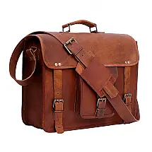 SGB078R32CJJUS Bolsa, Maleta de Couro Masculina para Laptop, GBAG T SGB078R32CJJUS, Marrom