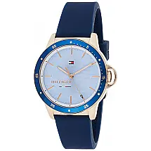 Relógio Masculino de Quartzo, com Pulseira de Silicone, TOMMY HILFIGER 1782027, Azul