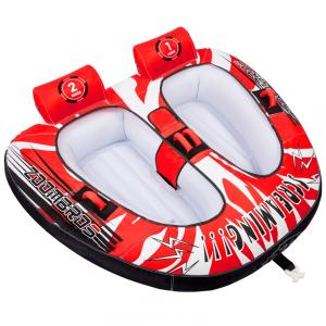 Boia Rebocável Aquática para 2 Pessoas, ZOOMBROS, Vermelho