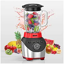 Liquidificador de Bancada 1,8 Litros de Capacidade com Alta Velocidade, 1200W, 110v, JUSANTE, Vermelho