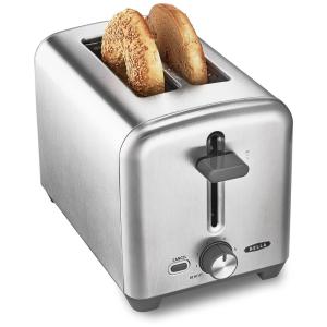 Torradeira Elétrica de 2 Fatias com 6 Níveis de Tostagem, 750W, 110v, BELLA 17262, Prateado