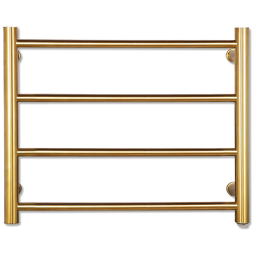 Aquecedor de Toalhas Dourado, Rack de Toalhas Elétrico para Banheiro, Montagem na Parede, Mantém as Toalhas do Banho Aquecidas,XBVV.