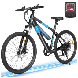 Bicicleta Elétrica para Adultos MULTIJOY EB262, Bateria Removível Integrada Invisível de 36V, Motor Sem Escovas de 350W Pico 450W