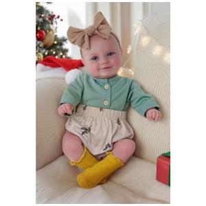 Bebê Recém-Nascido Newborn,Bonecas BABESIDE Reborn, 50cm - Boneca de Vinil Macio e Realística, Recém-Nascida, Posável, com Acessórios