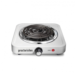 Cooktop Elétrico Portátil com 1 Queimador e Temperatura Ajustável, 110V 1200W, Proctor Silex, Branco