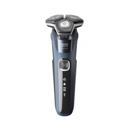 Barbeador Elétrico Masculino Portátil Philips S588081 com Aparador Retráti, Azul