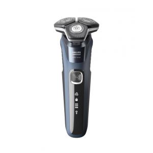 Barbeador Elétrico Masculino Portátil Philips S588081 com Aparador Retráti, Azul