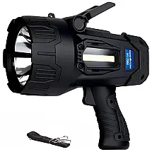Bercol Lanterna LED Portátil Recarregável 800LM, IPX5 á Prova dÁgua, 30H, Preta