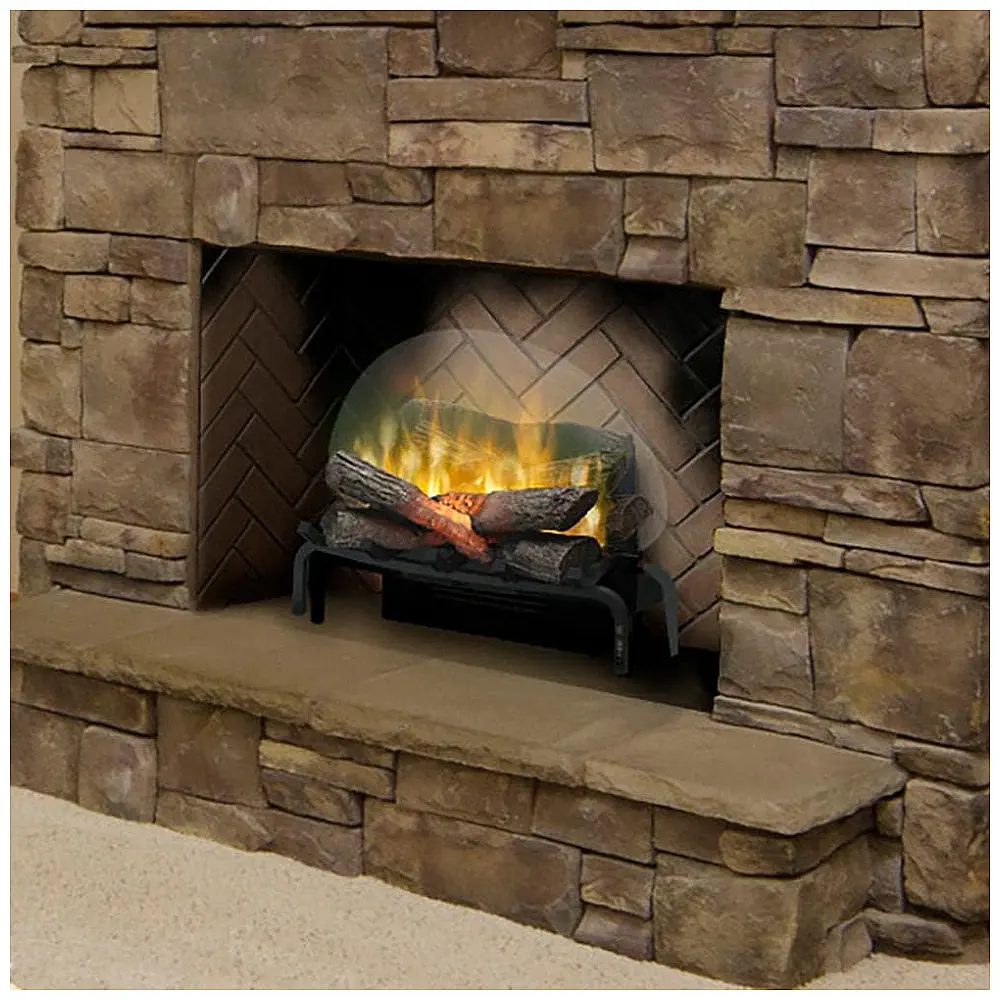 Lareira Elétrica Dimplex 60x48cm 1500W Chamas 3D Controle Remoto Insert 110V — foto 3