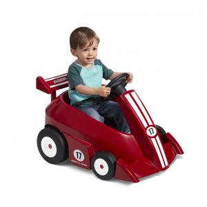 Carro Elétrico Infantil 1 Assento com Controle Remoto, Bateria 6V, 1 a 4 Anos, Radio Flyer, Vermelho