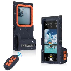 Capinha Universal a Prova dÁgua com Vidro Temperado, Preto