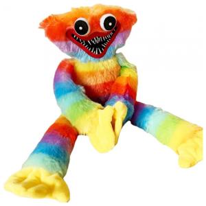 Pelúcia Boneca Huggy Wuggy Colorido Arco íris, JOCPEO poppy playtime, Amarelo