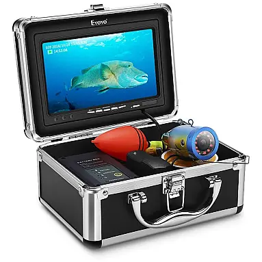 Câmera Subaquática Portátil para Pesca