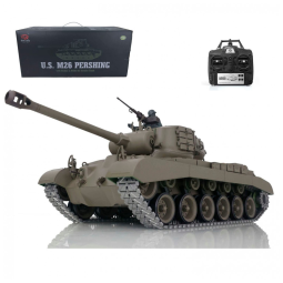 Tanque de Guerra TOUCAN RC HOBBY M26 Pershing com Controle Remoto, Escala 116, Verde