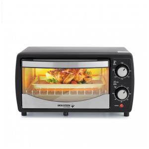 Forno elétrico de bancada 9L Holstein Housewares preto inox 4 fatias 700W 110V