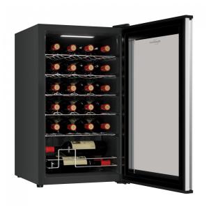 Koolatron Wine Fridge Wine Cooler, 24 Garrafas para Champanhe, Vinho Branco e Tinto, Adega Dual Zone Autônoma para Bar, Casa, Cozinha