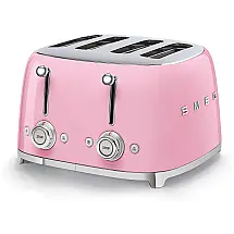 Torradeira 4 Slot, SMEG TSF03PKUS, Rosa