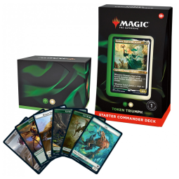 Magic The Gathering Deck Pronto para Jogar Token Triumph Verde-Branco, 100 Cartas