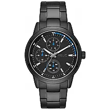 Relógio Masculino Analógico Quartzo de Aço Inoxidável, RELIC BY FOSSIL ZR12623, Preto