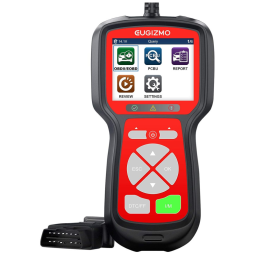 Scanner Automotivo Profissional Universal com Diagnóstico OBD2, 12V, EUGIZMO, Preto