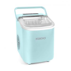 Máquina de Gelo Automática Portátil até 11kg, 24H, 110v, IGLOO IGLICEB26HNAQ, Azul Claro