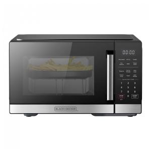 Forno Micro-ondas 5 em 1 BLACK+DECKER com Air Fryer, Grill, Assar, Grelhar e Cozimento por Convecção, 25,5 litros, Micro-ondas de Bancada em